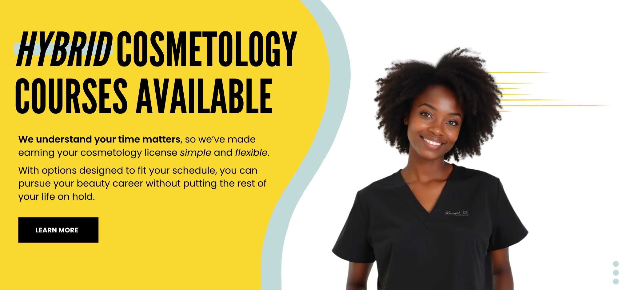 Hybrid Cosmetology Courses | Beautiful Luxe School