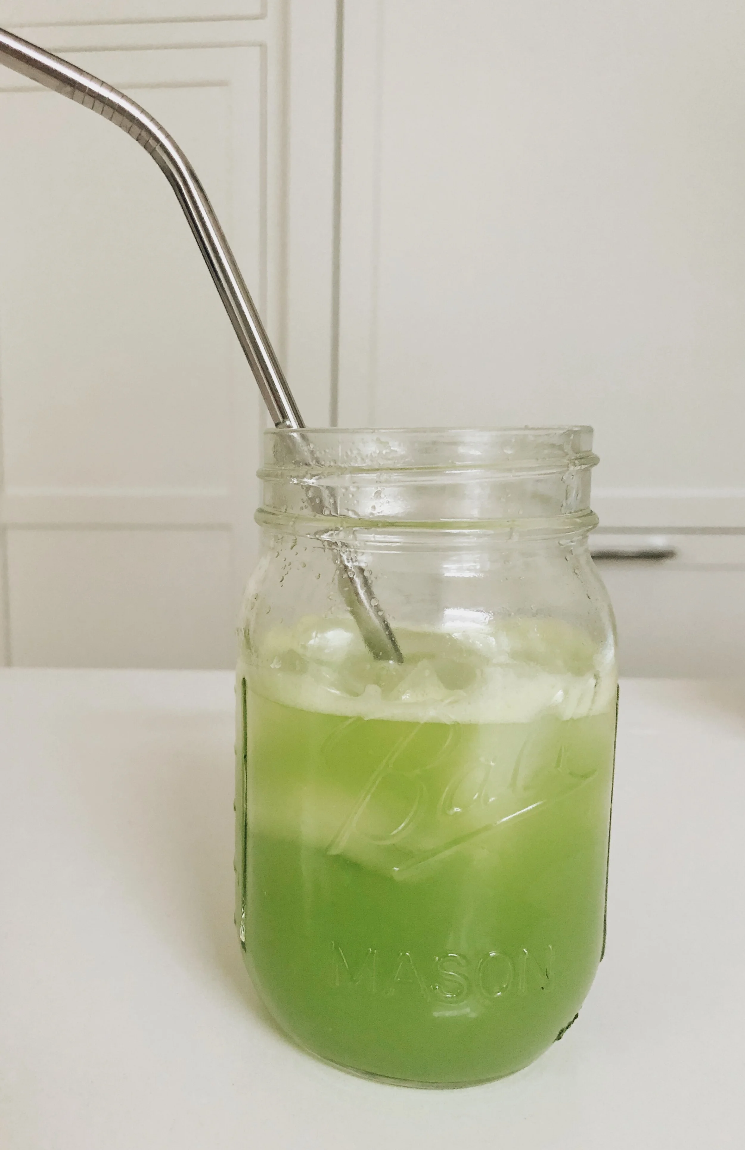 Celery Juice with Apples, Ginger, and Lemon