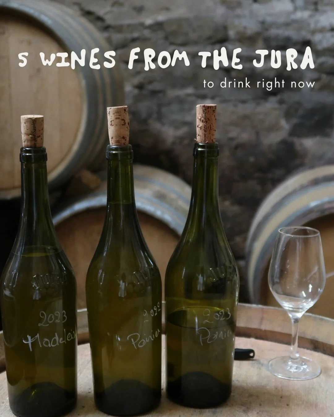 my list of white wine from the jura and notes on their makers up on the newsletter now 💌💌