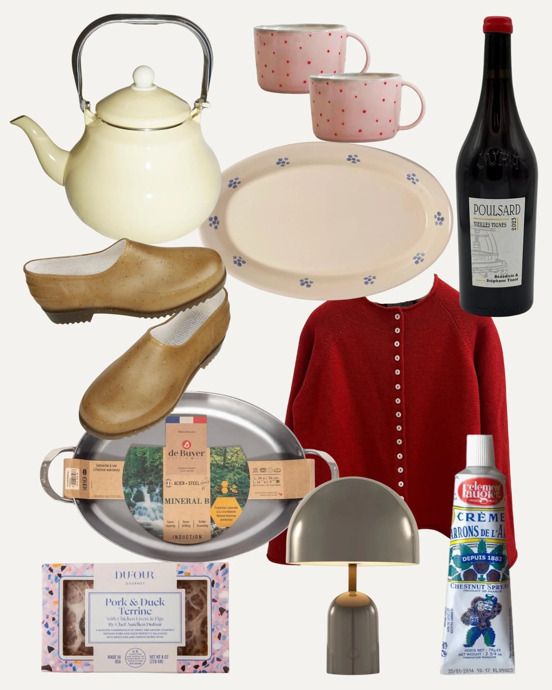 10 things 18 hours in Hudson convinced me I needed: 
-@sharland_england Fiore serving platter from @cloveandcreek
-Gardana Hemp Clogs
-the Ida Rollneck Cardigan from @omgnikkic
-To be drinking more poulsard 
-Vintage butter yellow tea kettle
-The Bel
