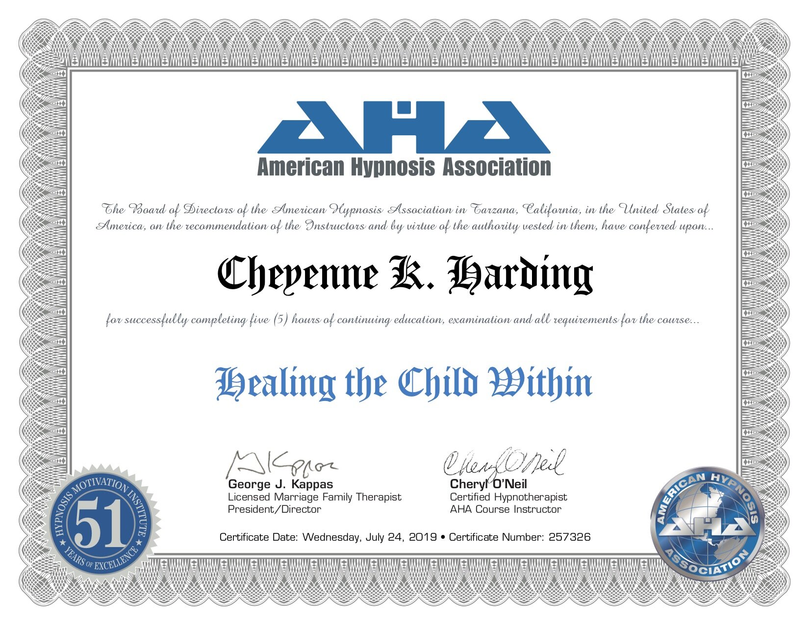 certificate - Healing the Child Within.jpg