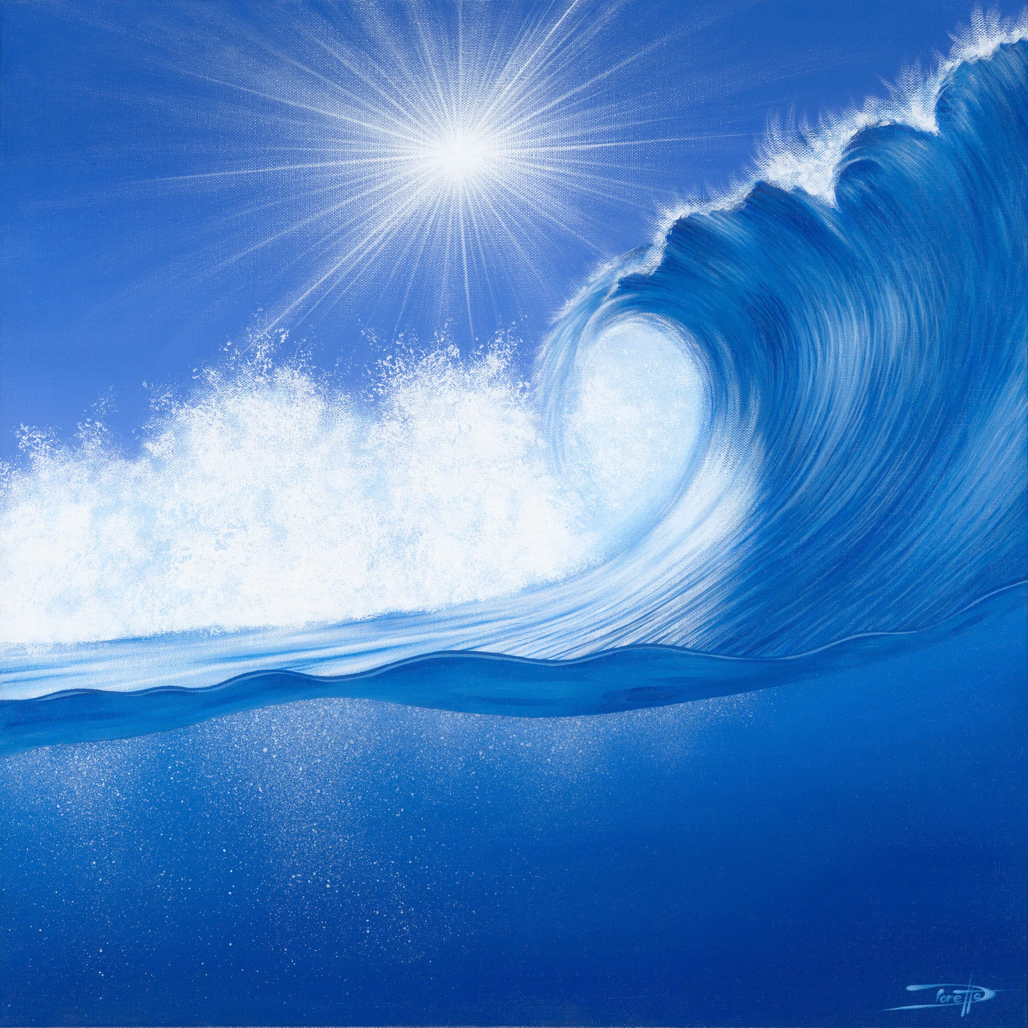 BUY "Sparkle the Blue Water Wave" | Click on the image to see a larger version | more info