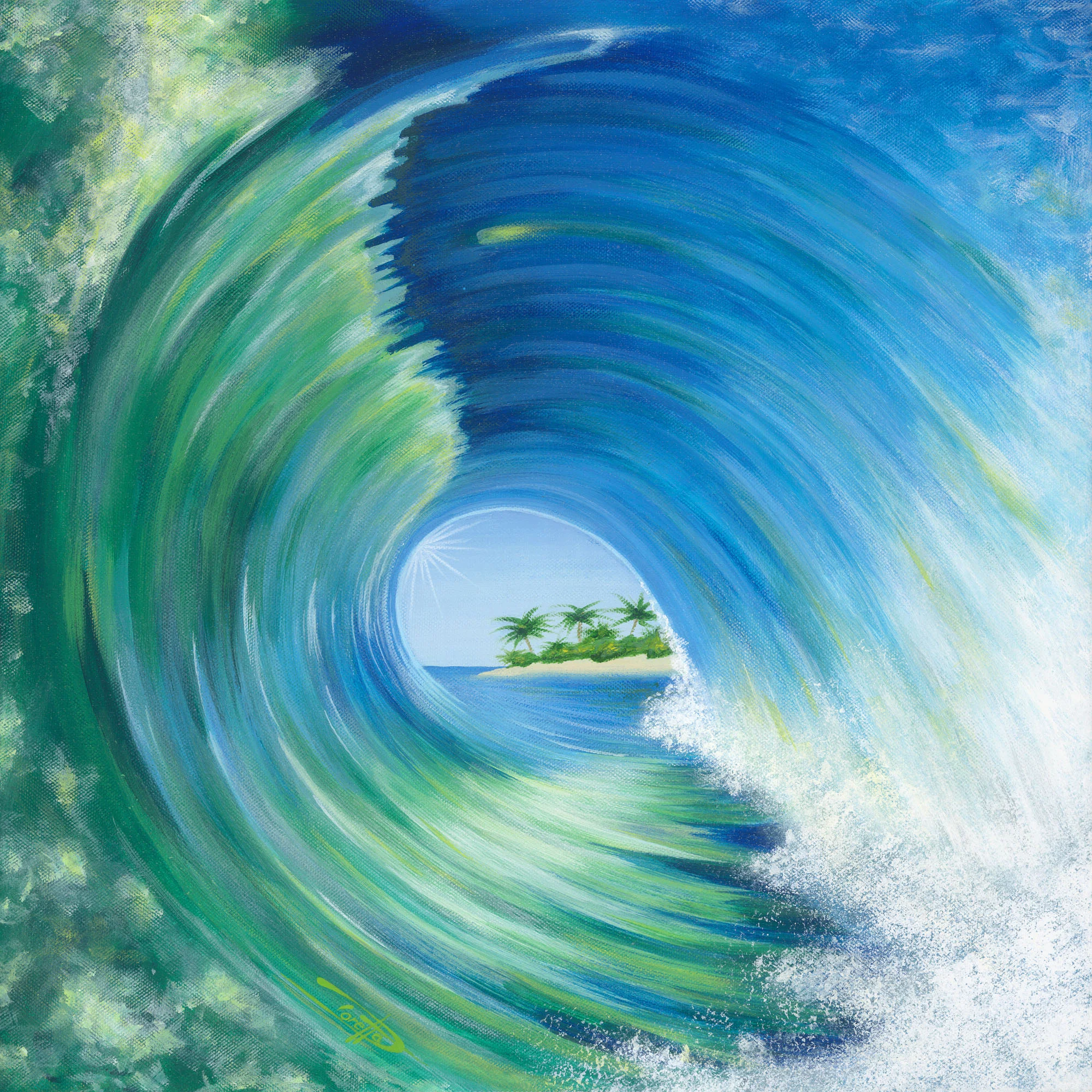 BUY "Wave Tunnel to Paradise" | Click on the image to see a larger version | more info