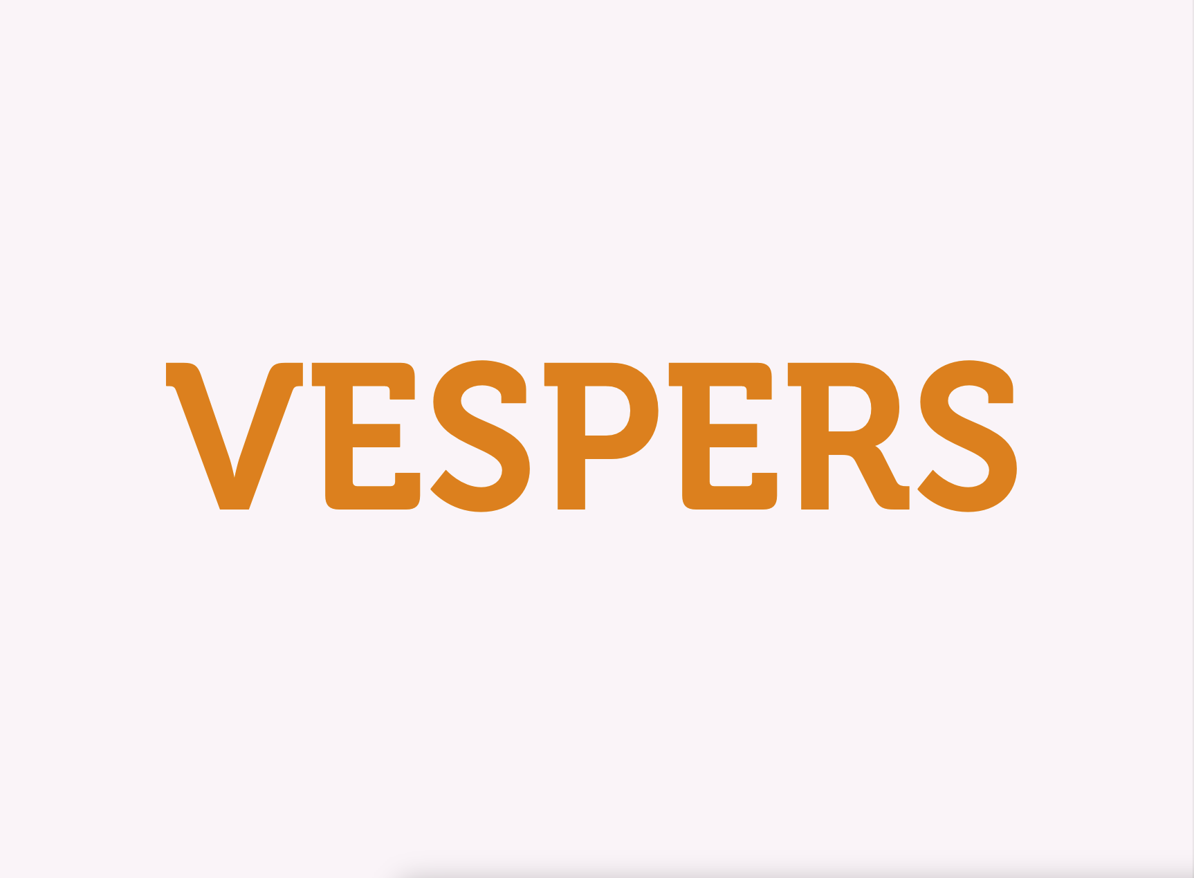 Vrijdagavond Vespers