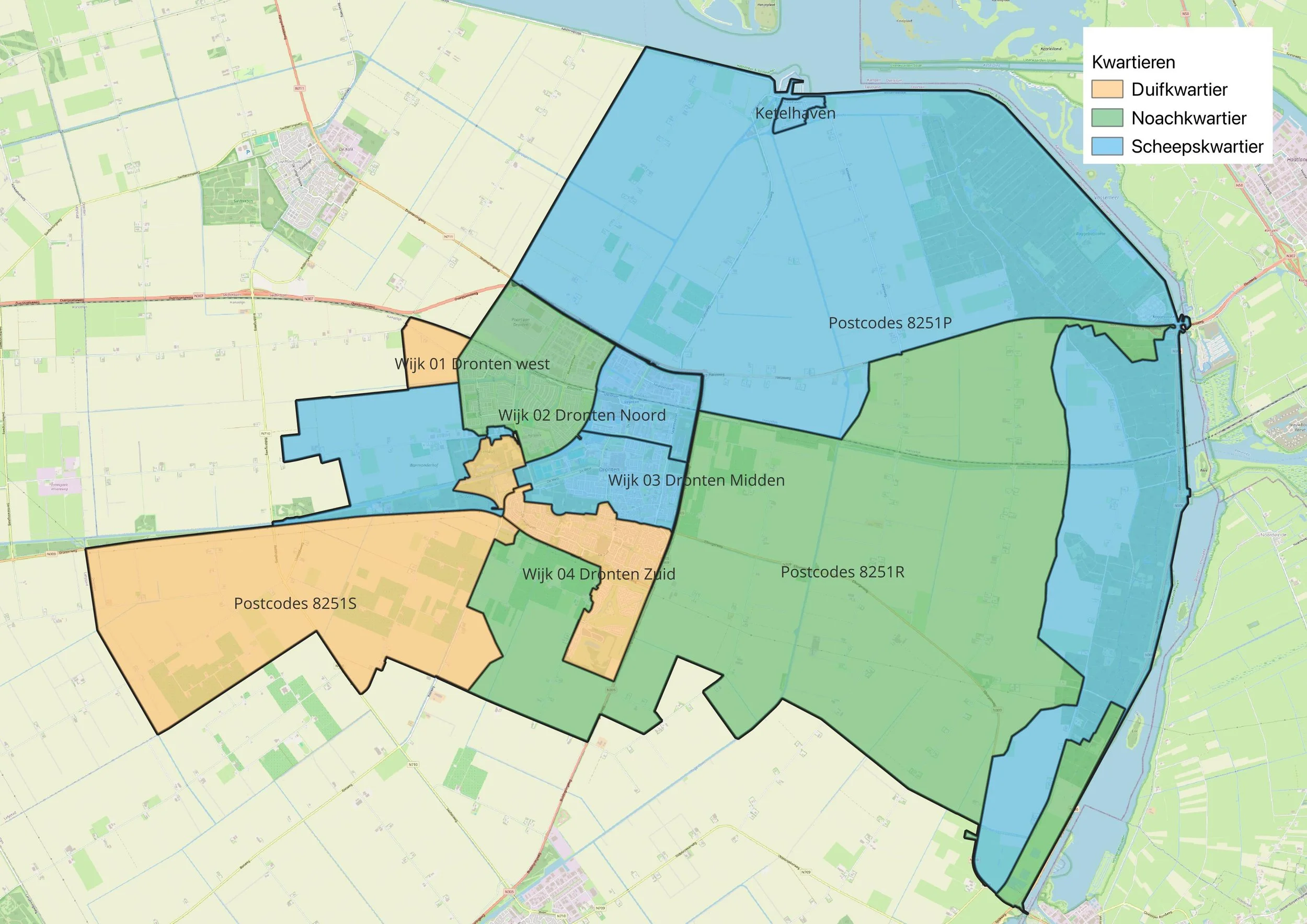 Nieuwsbericht kwartierindeling