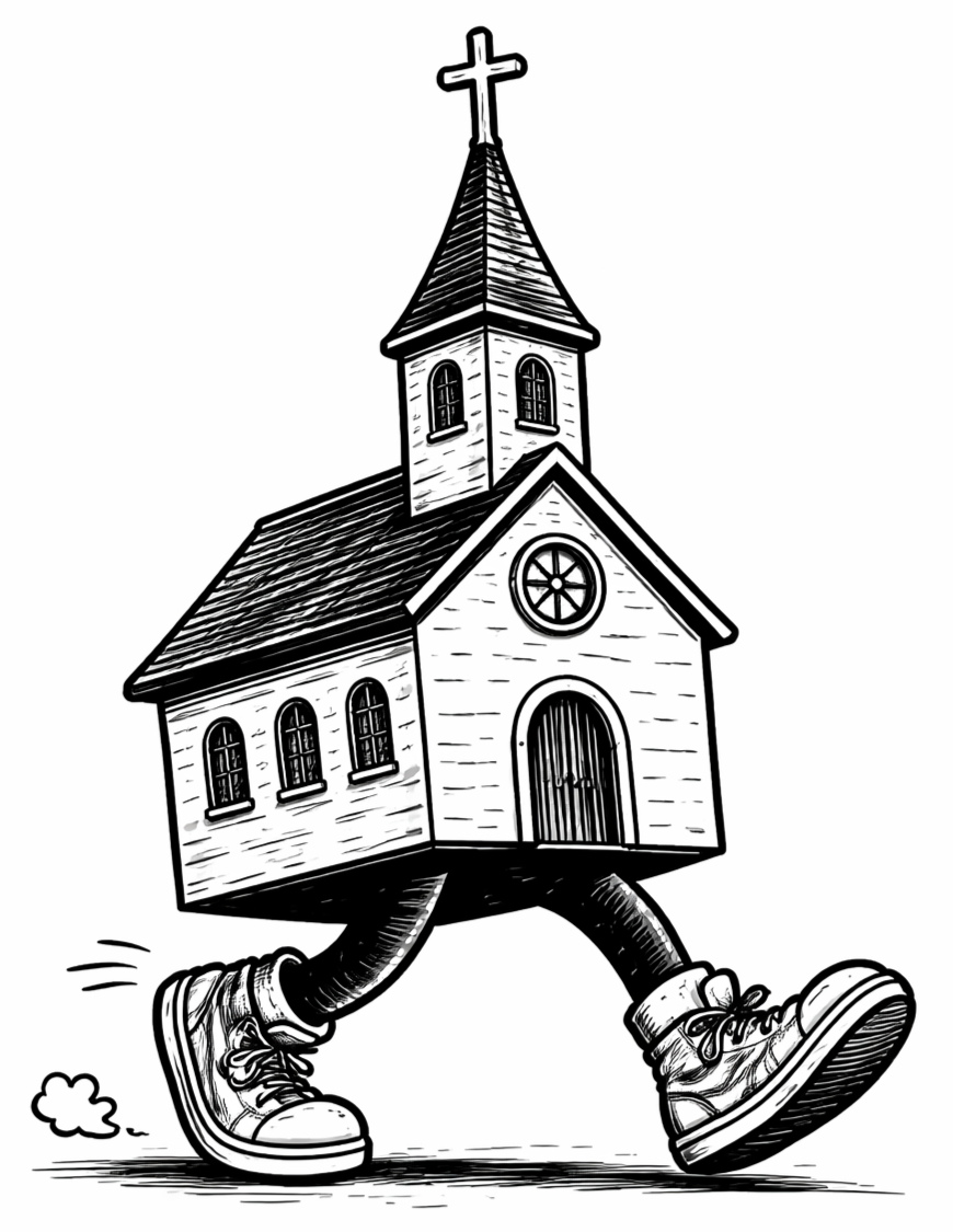 De wandelende kerk
