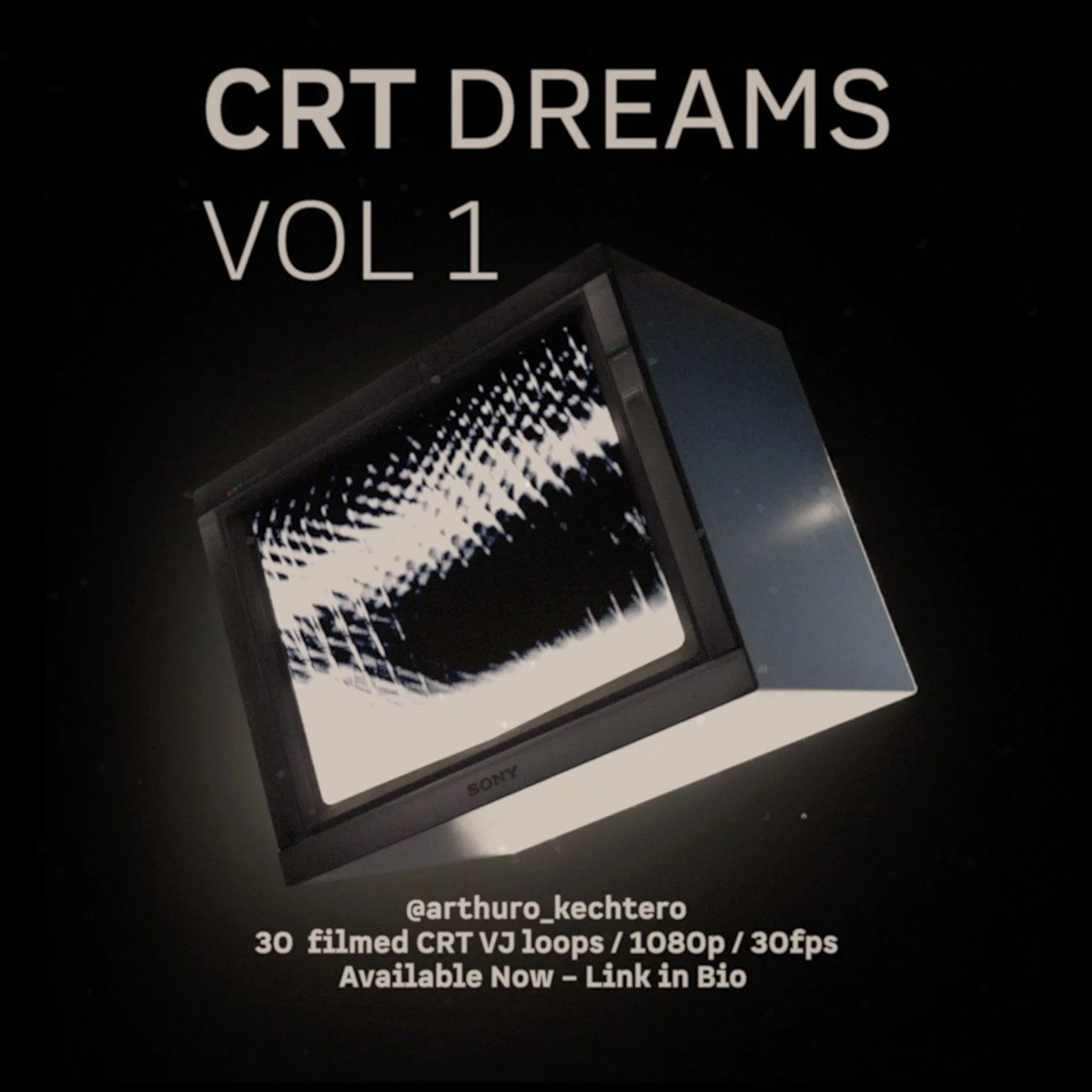 I&rsquo;m finally publishing my first VJ Pack!

It&rsquo;s a Best Of my visuals that I created over the years, all filtered through an ancient CRT monitor for that raw, analog vibe and polished in Full HD @ 30fps.

Super excited to share these 30 loo