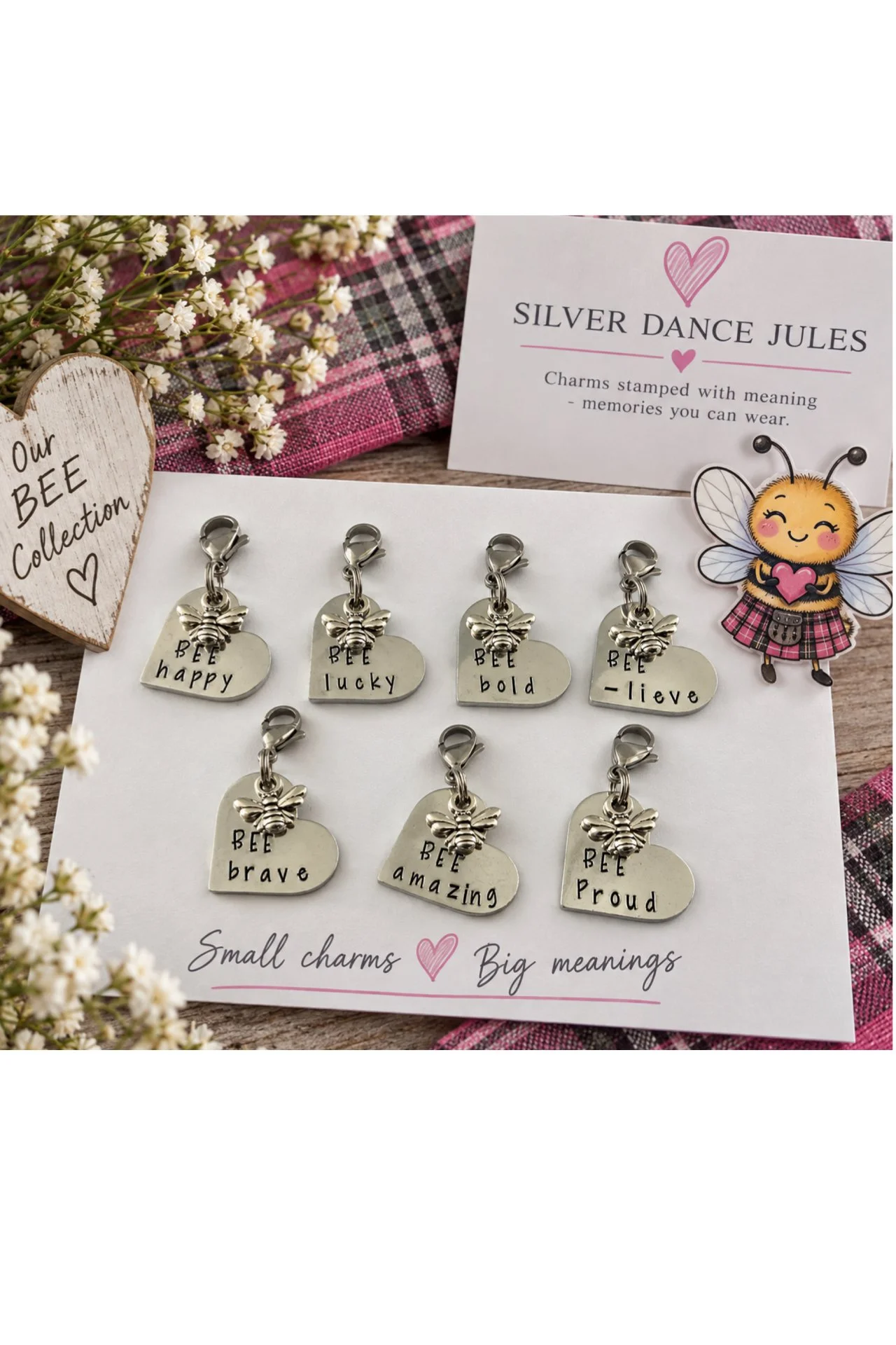 BEE charm collection