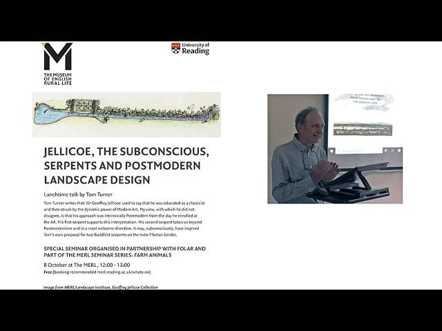 Jellicoe, the subconscious, serpents and postmodern landscape design