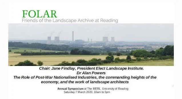Landscape of UK post-war State Financed Industry - FOLAR Symposium