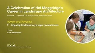 7.  Inspiring kindness to younger professionals