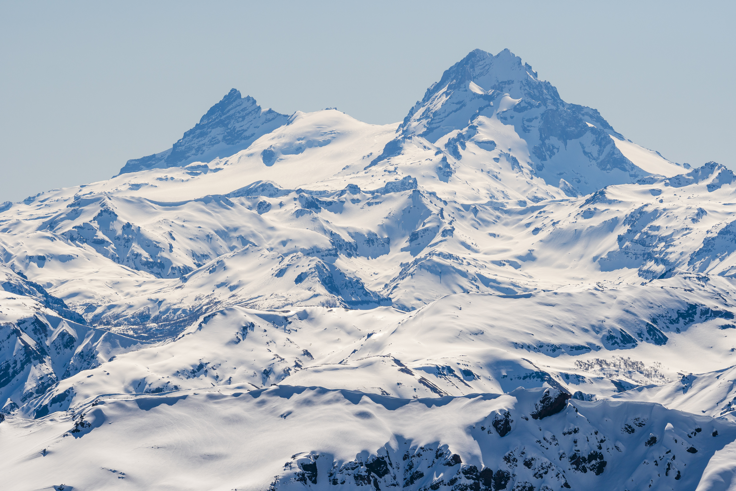 The rugged landscape of the Andes left us mind surfing lines.