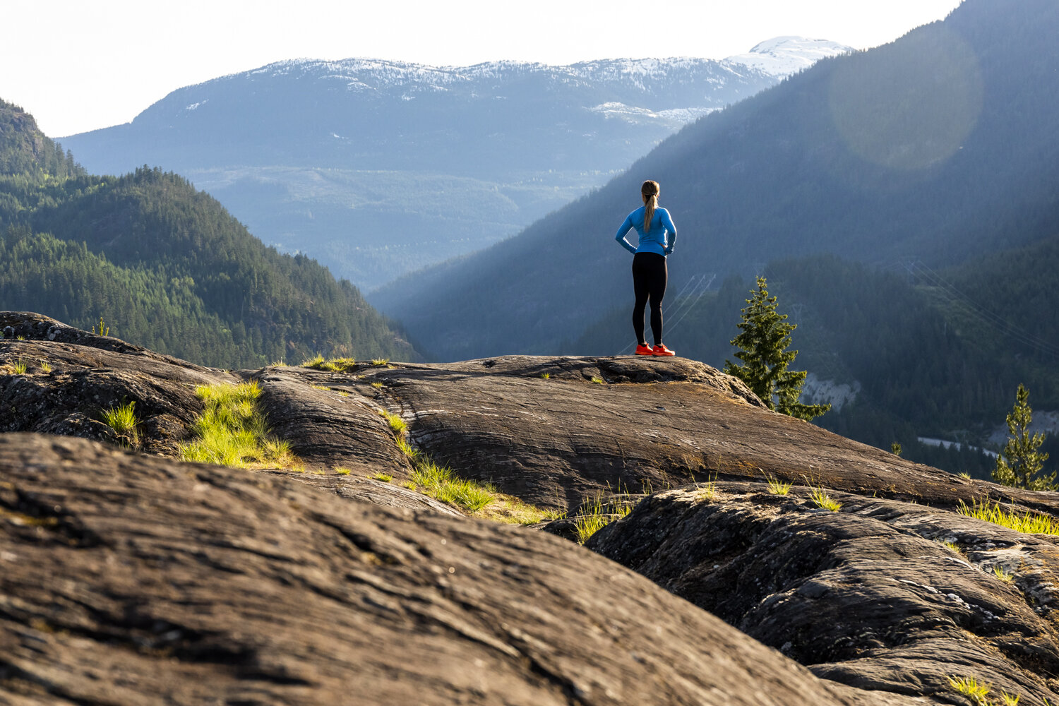  A quick breather to take in the view. 