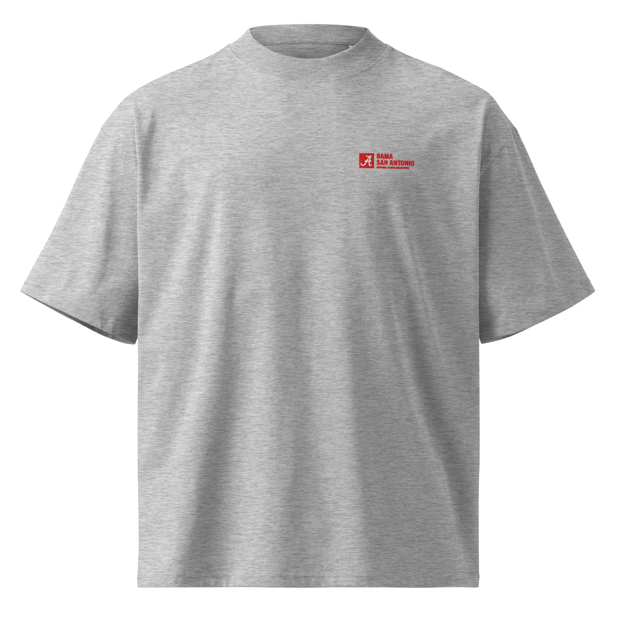 unisex-organic-oversized-high-neck-blaster-2.0-t-shirt-heather-grey-front-6a88bf94ade99.jpg