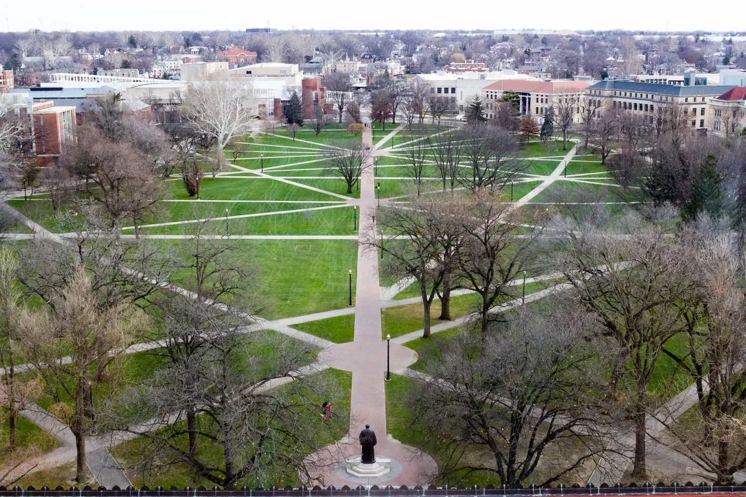Above the oval, Columbus, 12/21/2015