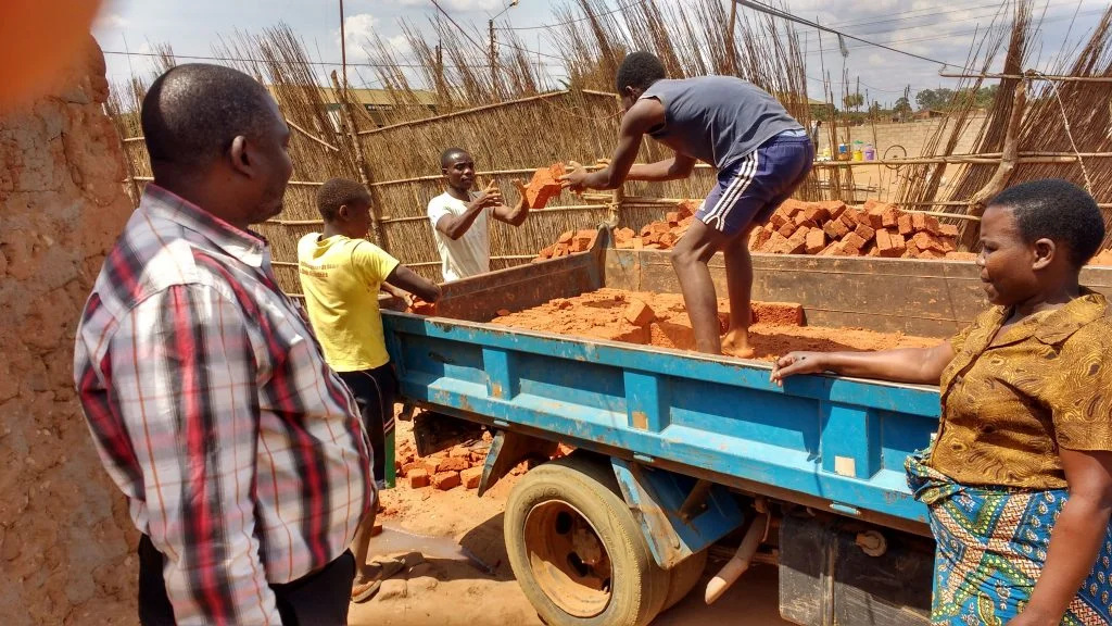 bricks which will be used in our construction projects