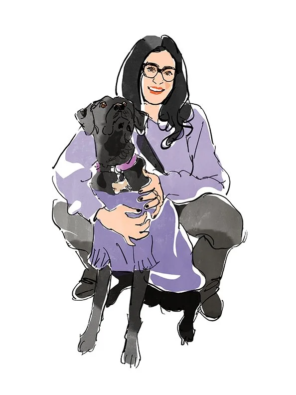 Mara Full Body Woman and Pet Sketch Digital Sample 6.jpg