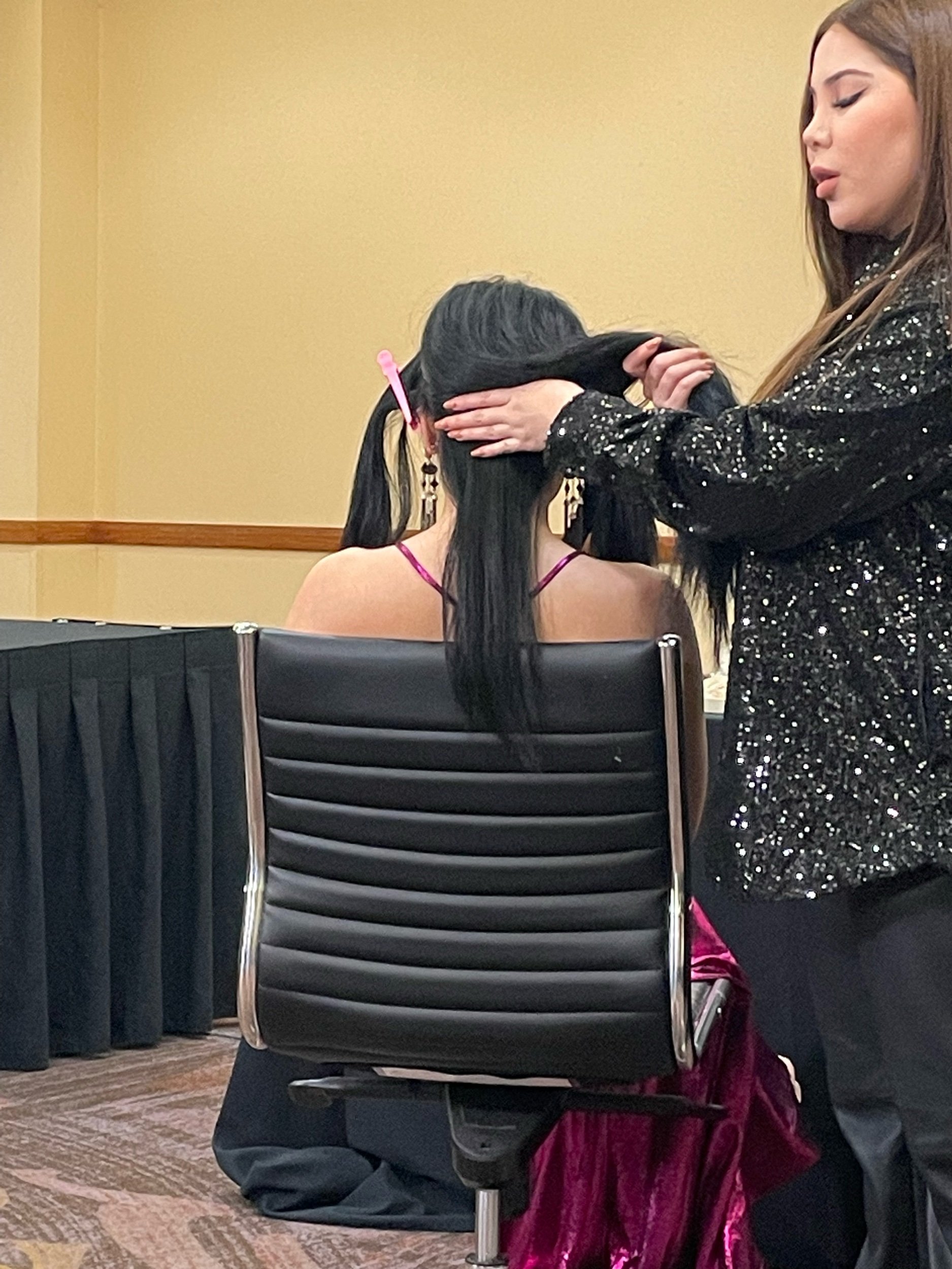 Joss Payán hairstyling class 3.26.23