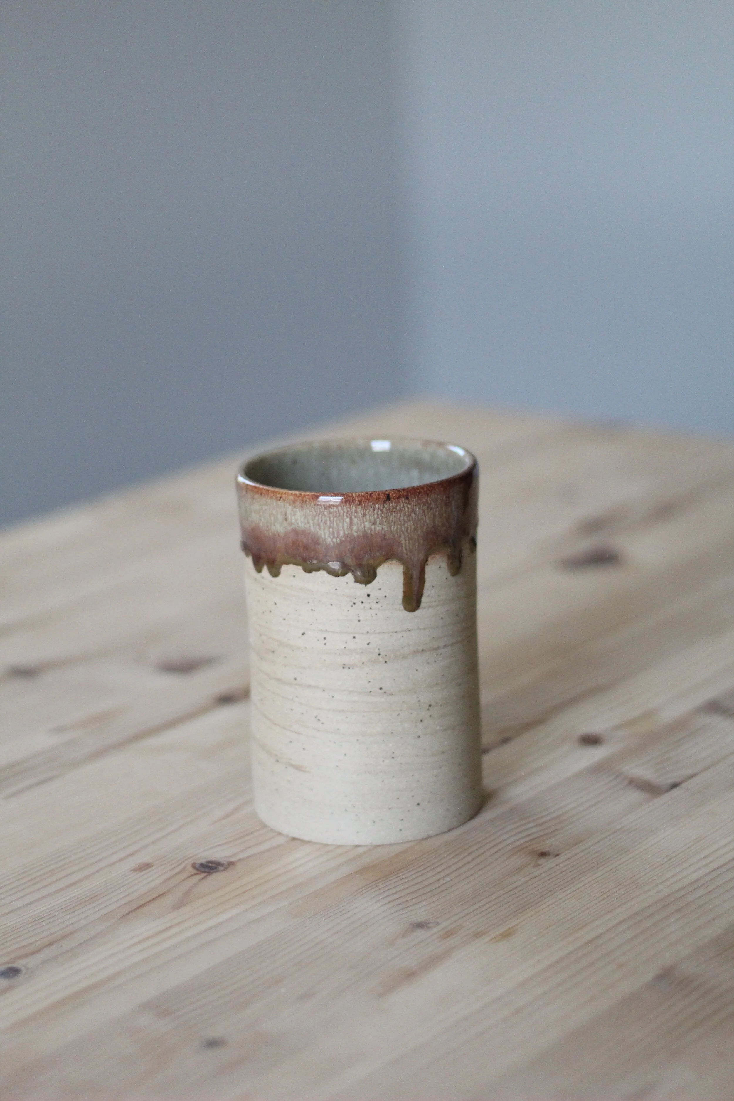 Cylindrical Drip Vase