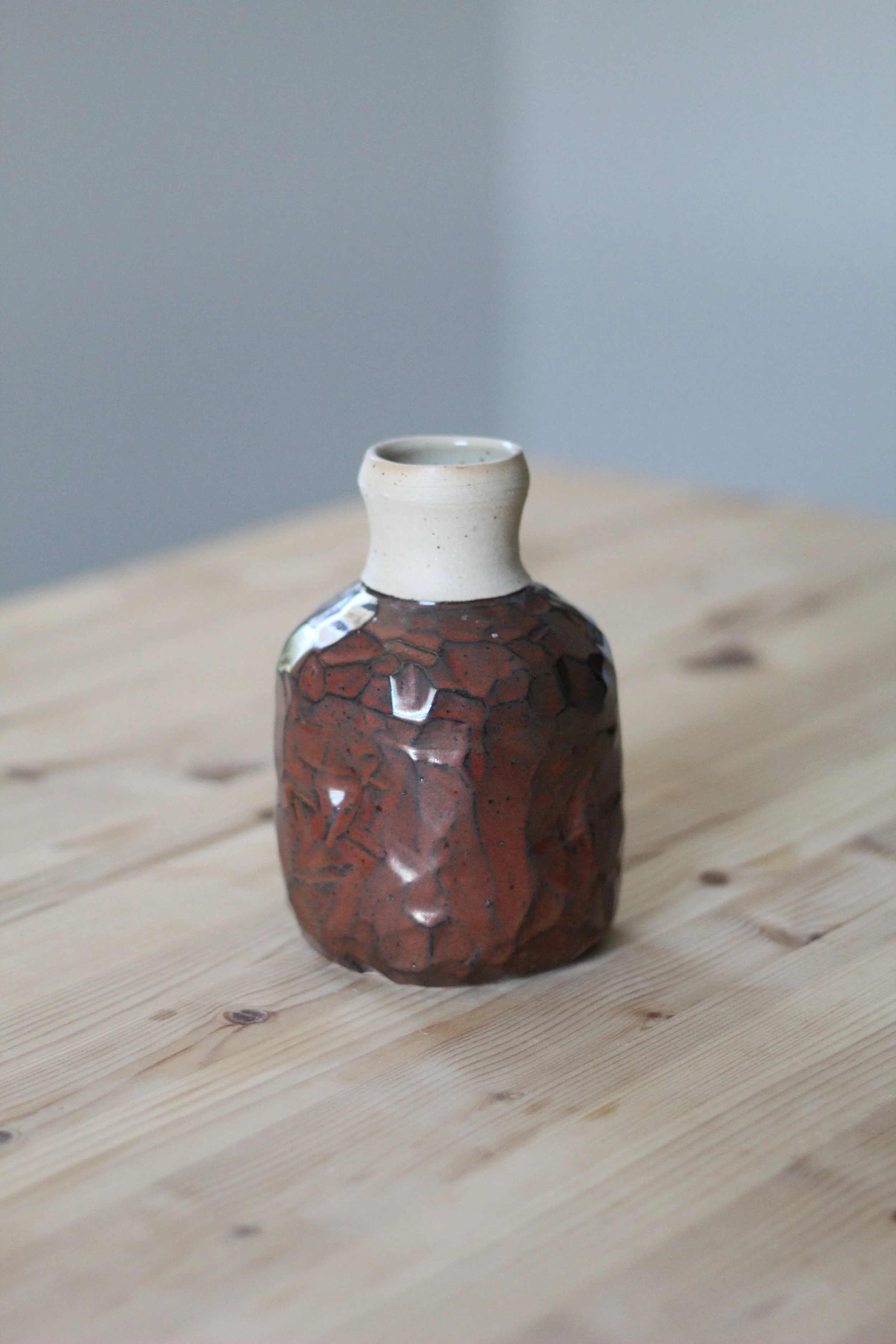 Stone Bottle Vase
