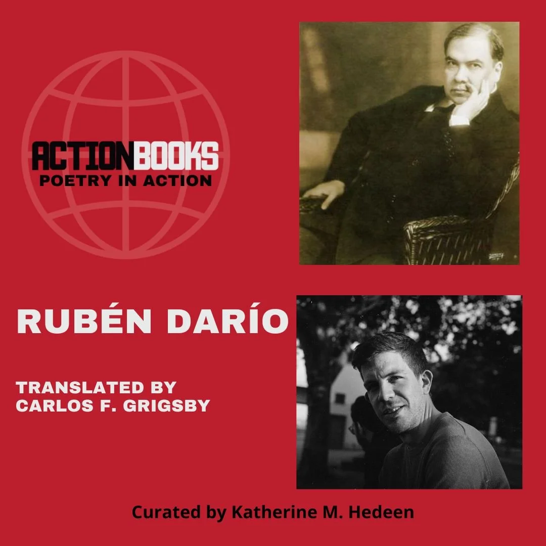 a very special poetry in action today at @actionbooks blog! 
New translations into English of the highly influential 19th century modernista poet Rub&eacute;n Dar&iacute;o, whose lyrical innovations transformed and revitalized Latin American verse.
N
