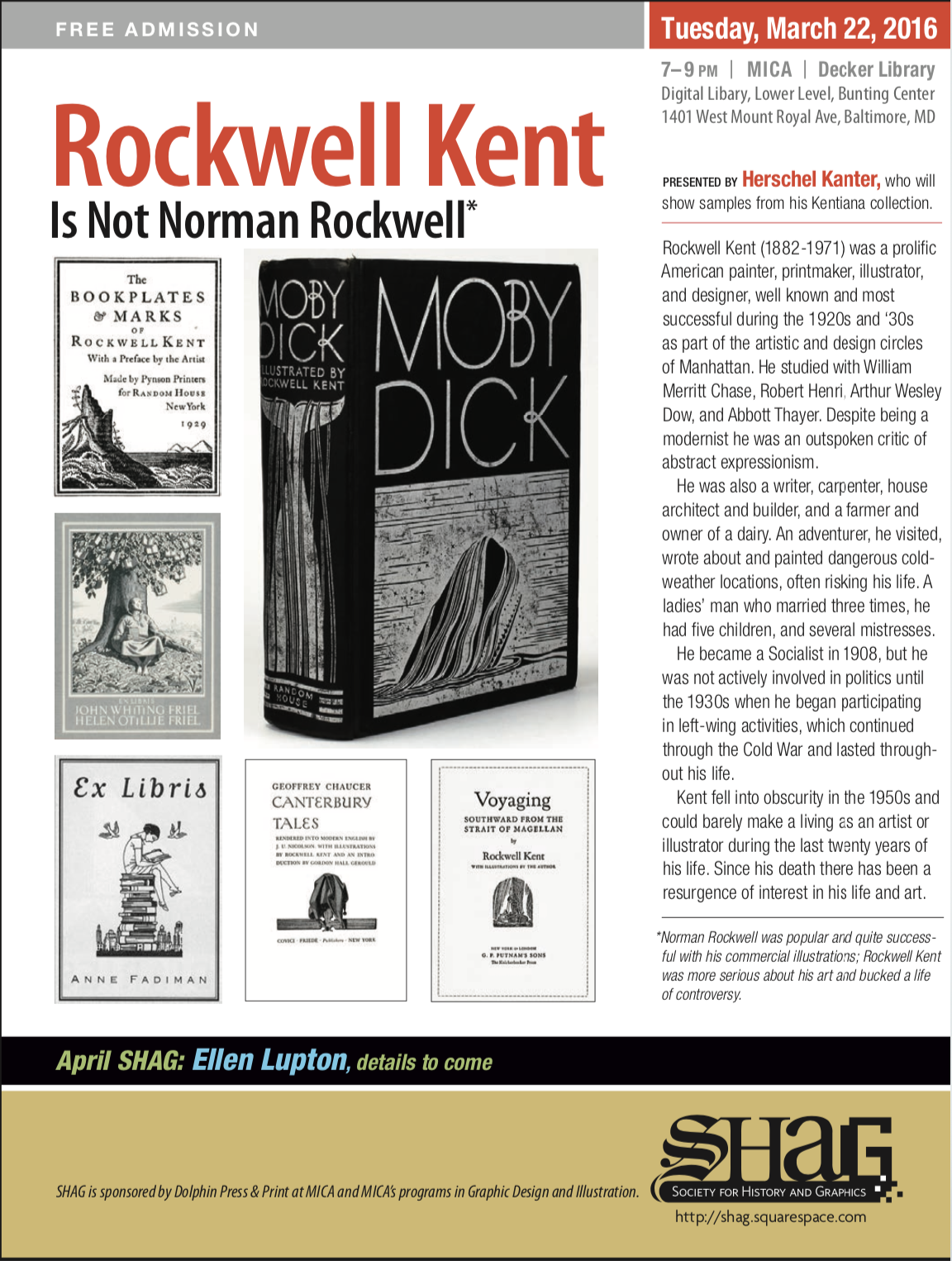 Rockwell Kent (Is Not Norman Rockwell)