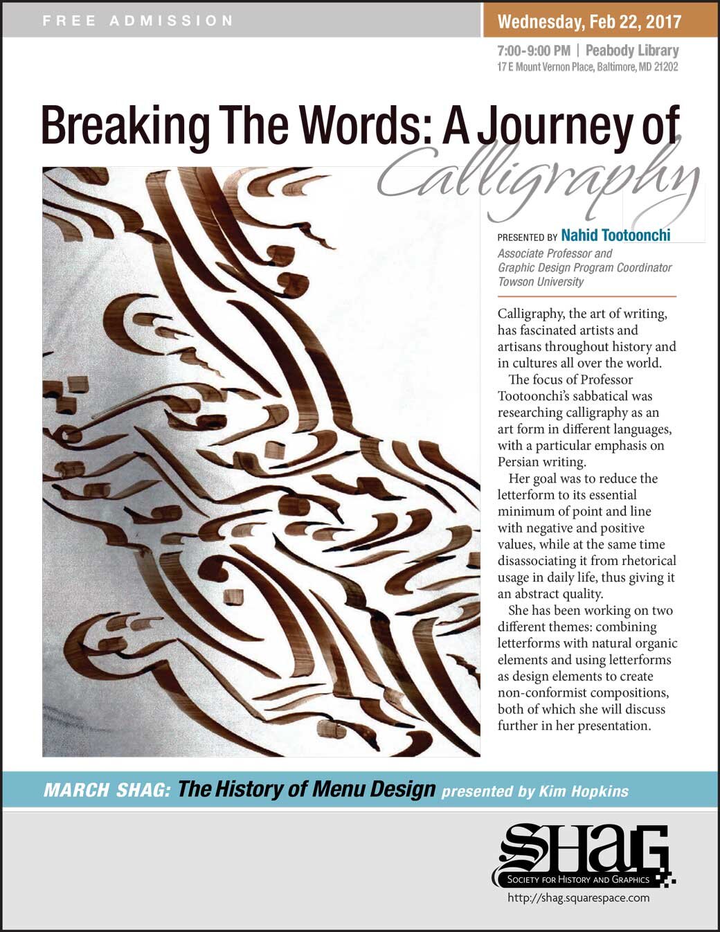 Breaking the Words: A Journey of Calligraphy