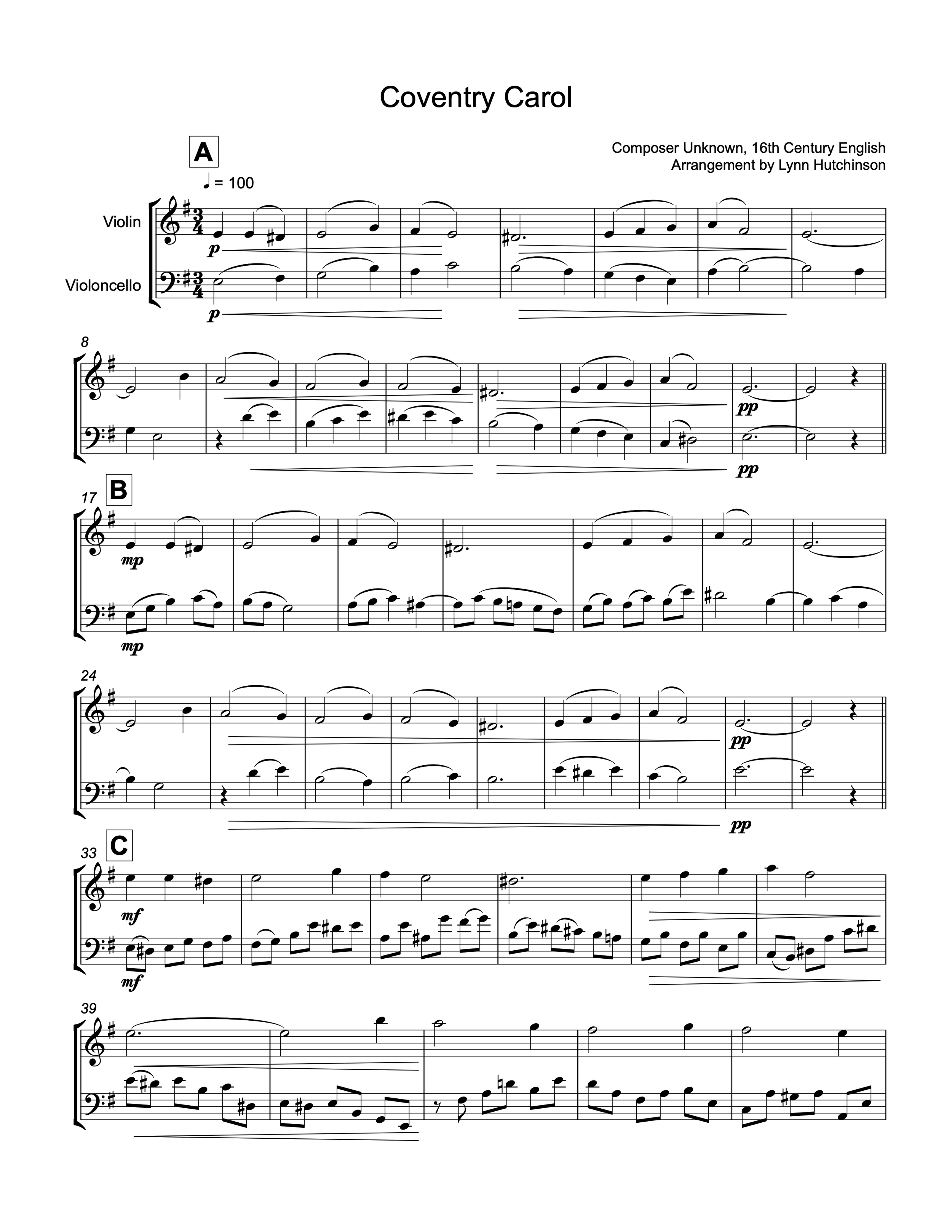 Coventry Carol