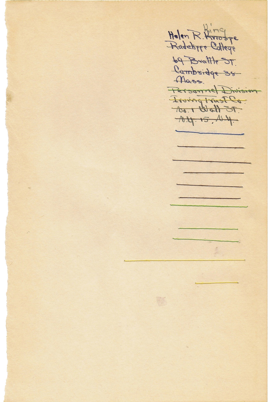   414 S. Main St, Moscow, ID 83843 , 6” x 9”, String on Found Book Page, 2011 