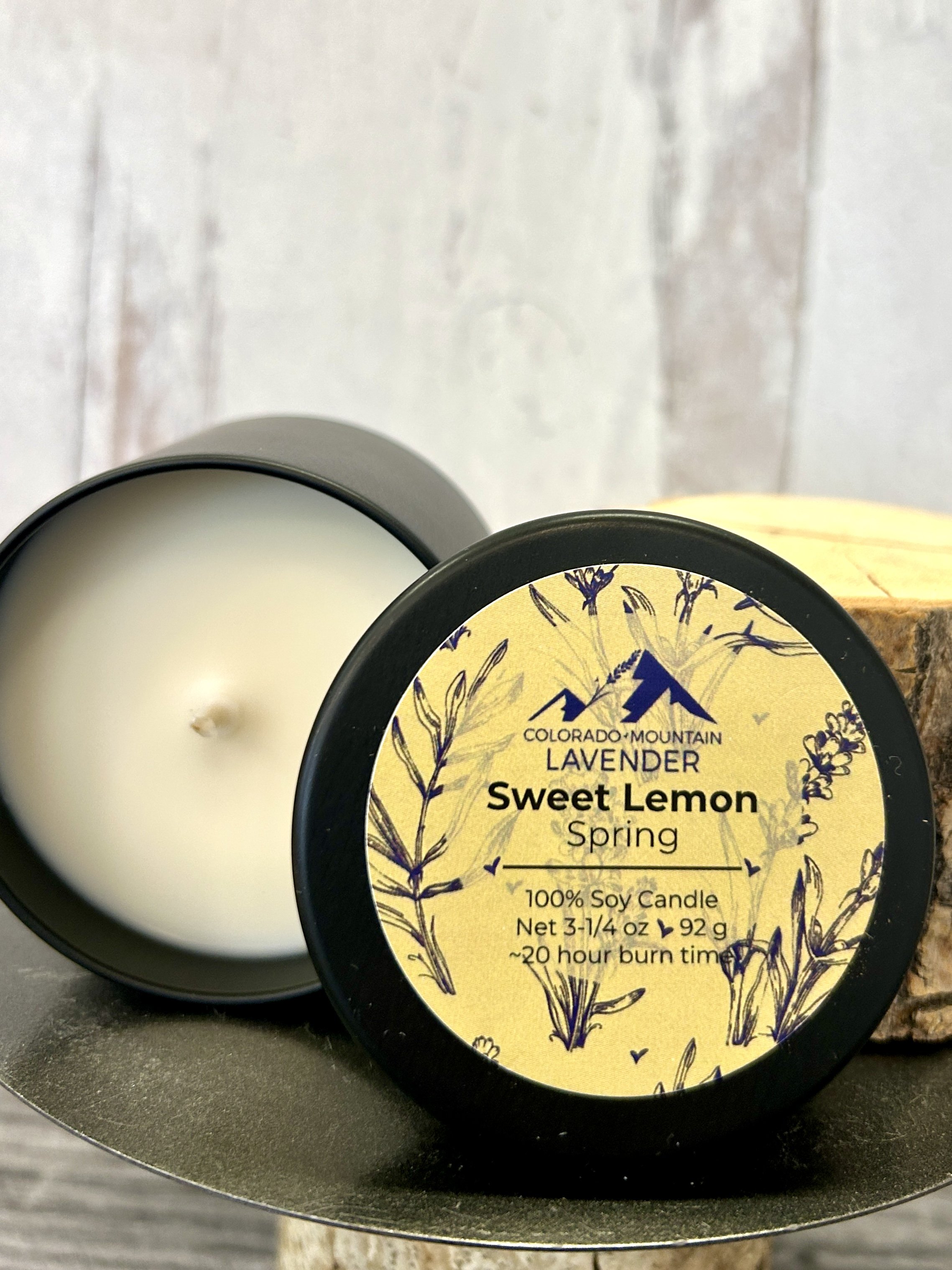 Sweet Lemon Black Metal Tin Candle.jpg