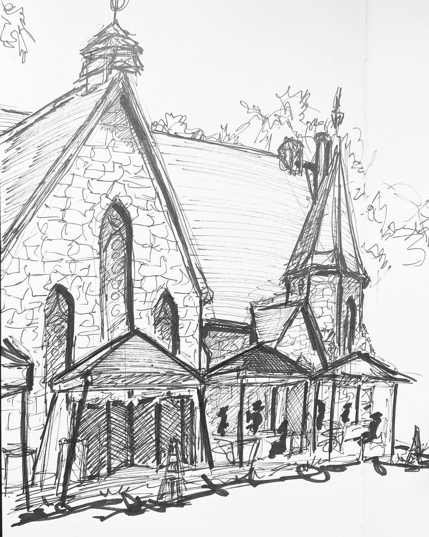 Market doodle no. 3
St Mary&rsquo;s Episcopal Church in Cold Spring NY. 
.
.#hopsonthehudson 
.
.
. 
. 
#sketch #ink #ocnyarts #hudsonvalleyart #nyartist #warwickartist #arttobuy #hudsonvalleyartist #customart #art #customgift #blackworknow #inkedart