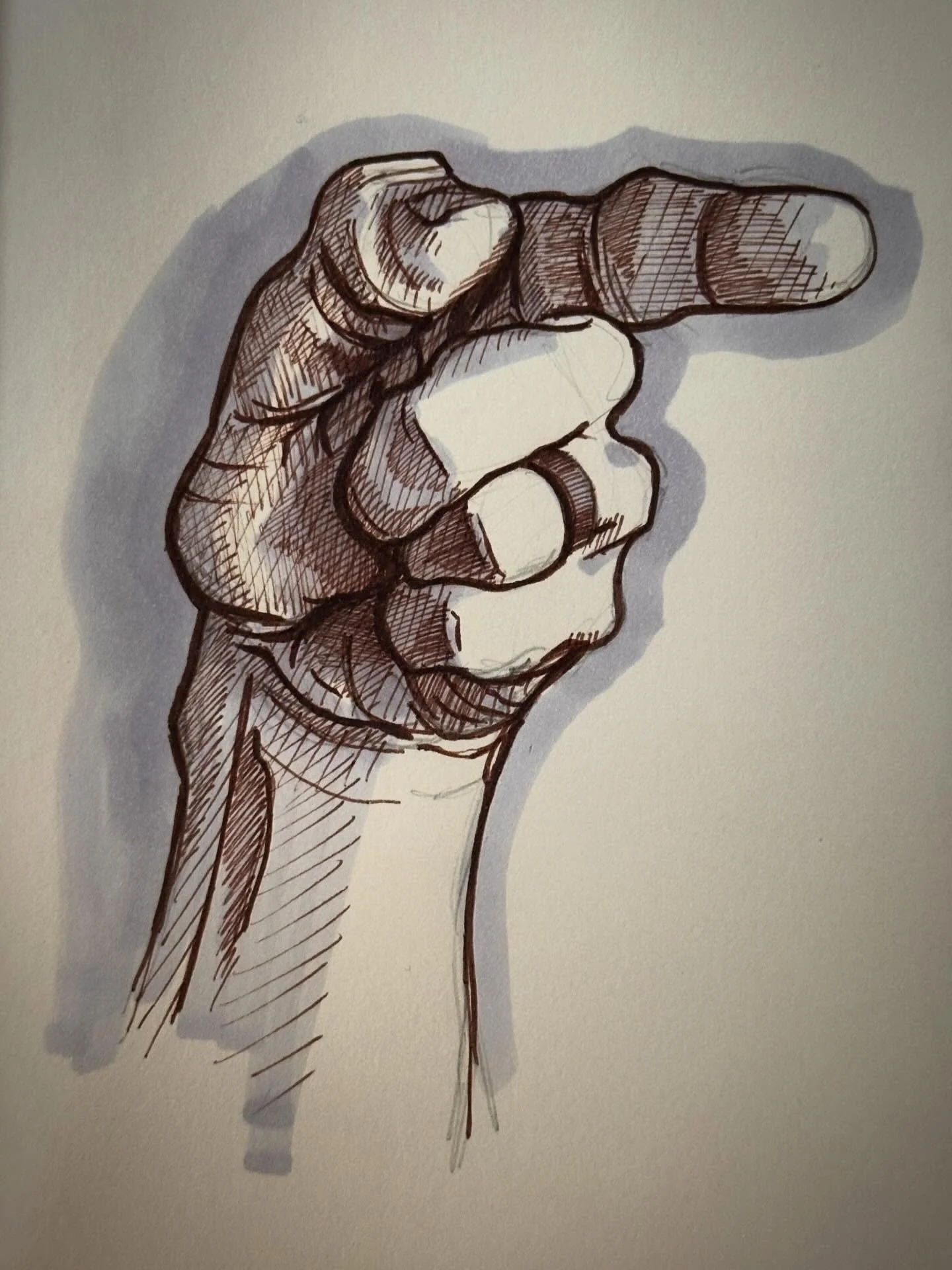 Pointy. Brown ink and cool gray marker. 👉
.
.
.
.
. 
. 
#sketch #ink #ocnyarts #hudsonvalleyart #nyartist warwickartist arttobuy hudsonvalleyartist customart art customgift blackworknow inkedartgroup illustration inkart illustrationnow artistsofinst