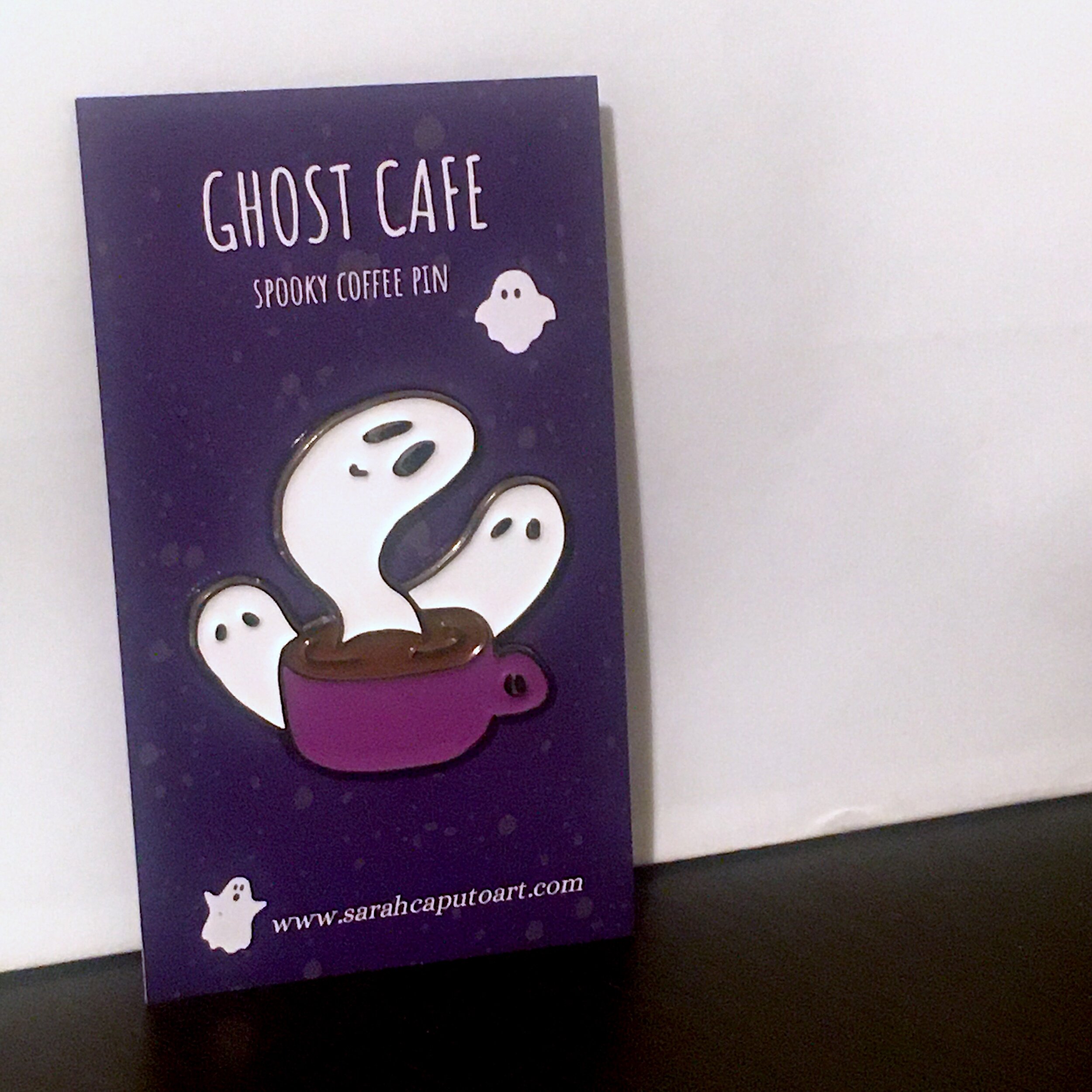 Spooky Coffee with Pin Card