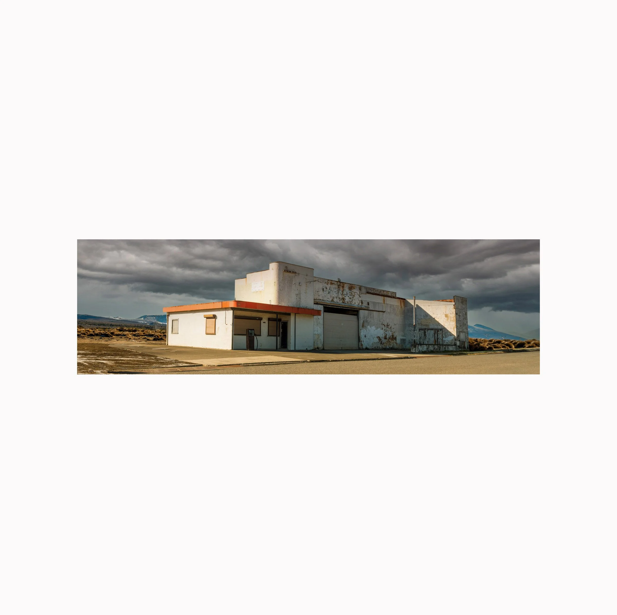 Art Print, Disused Gas Station,  East Coast, New Zealand,  2025