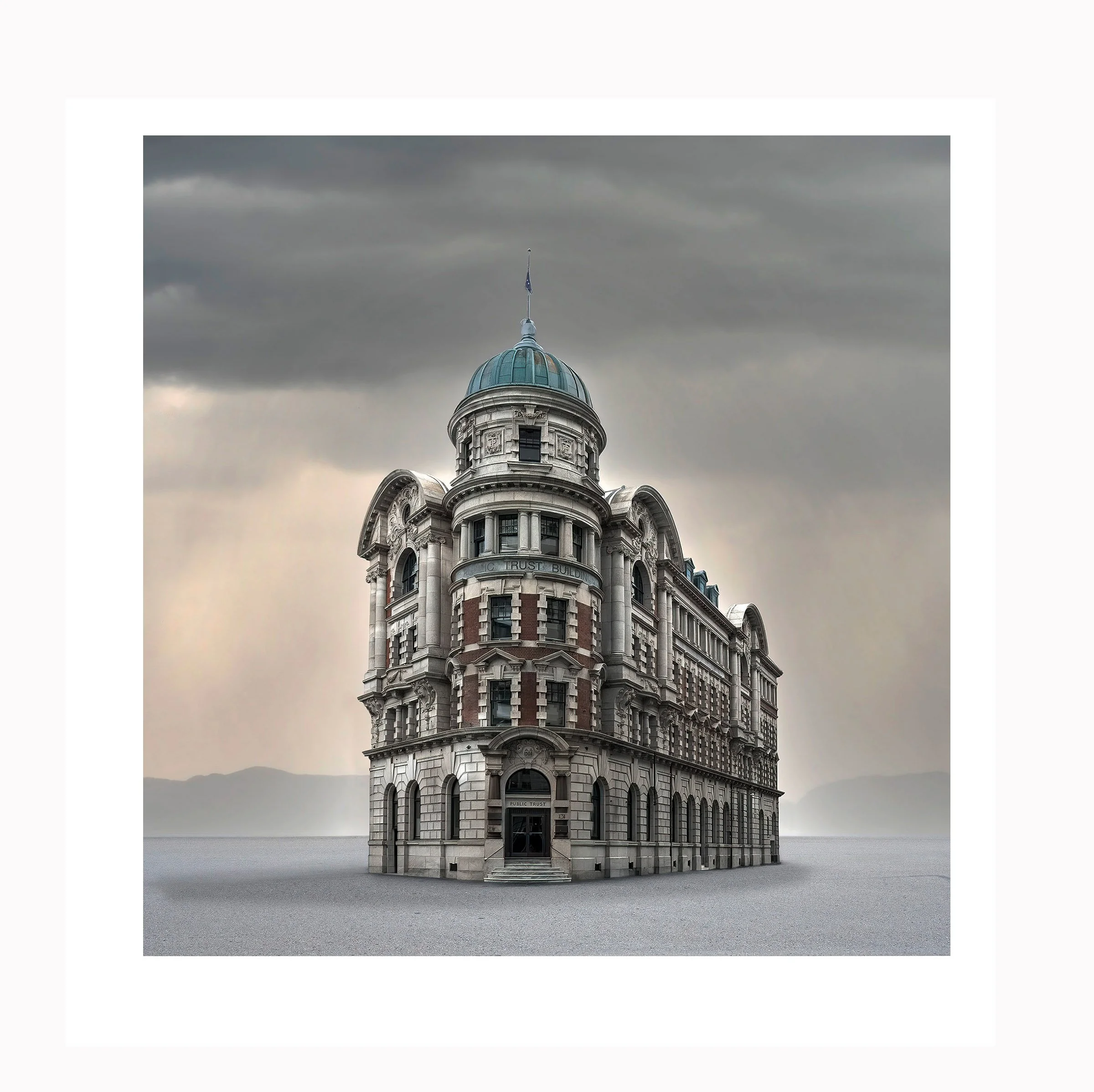 Art Print, Public Trust Office building, Wellington, New Zealand