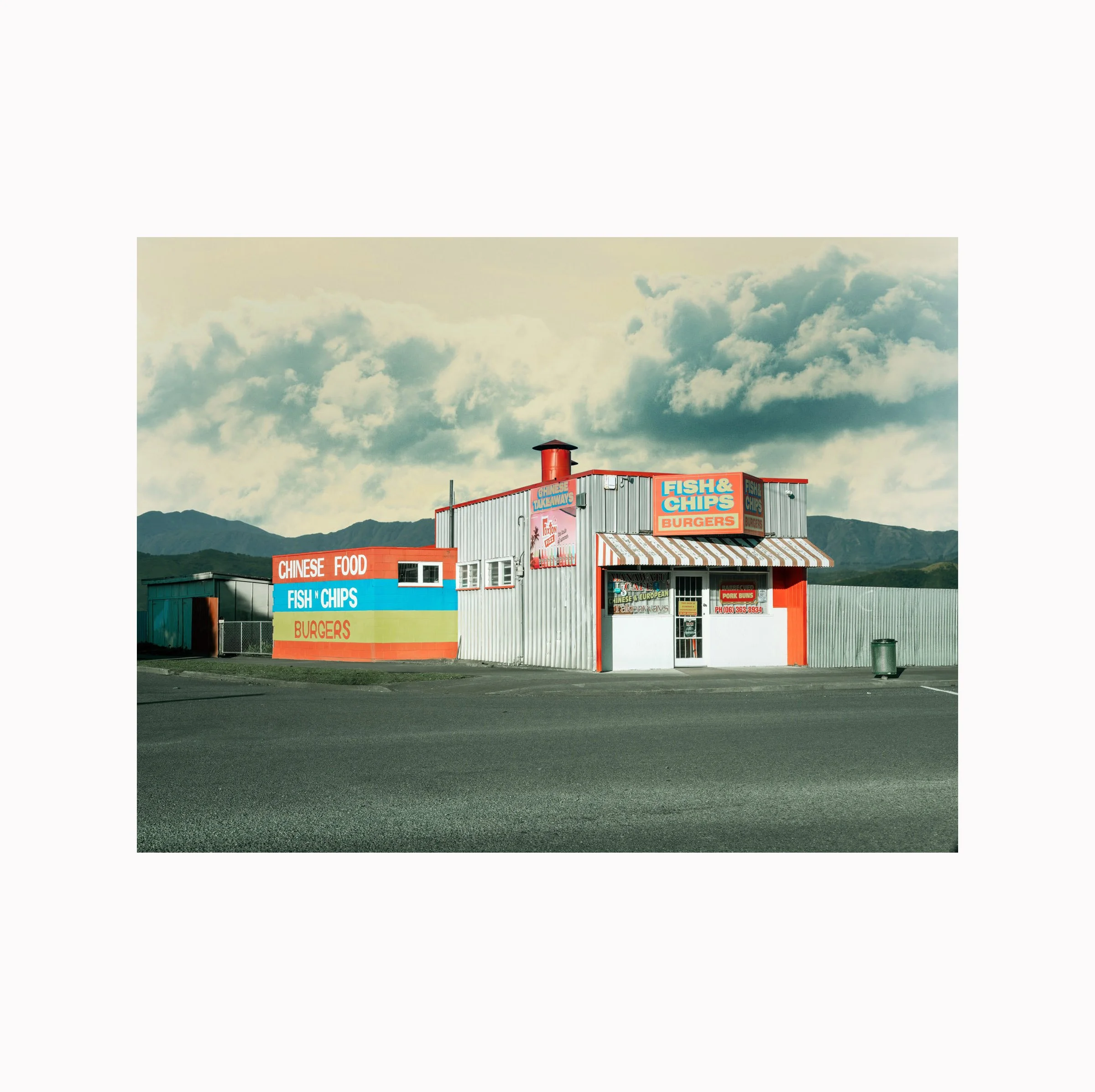 Art Print, Fish & Chips, Foxton,  New Zealand,  2025