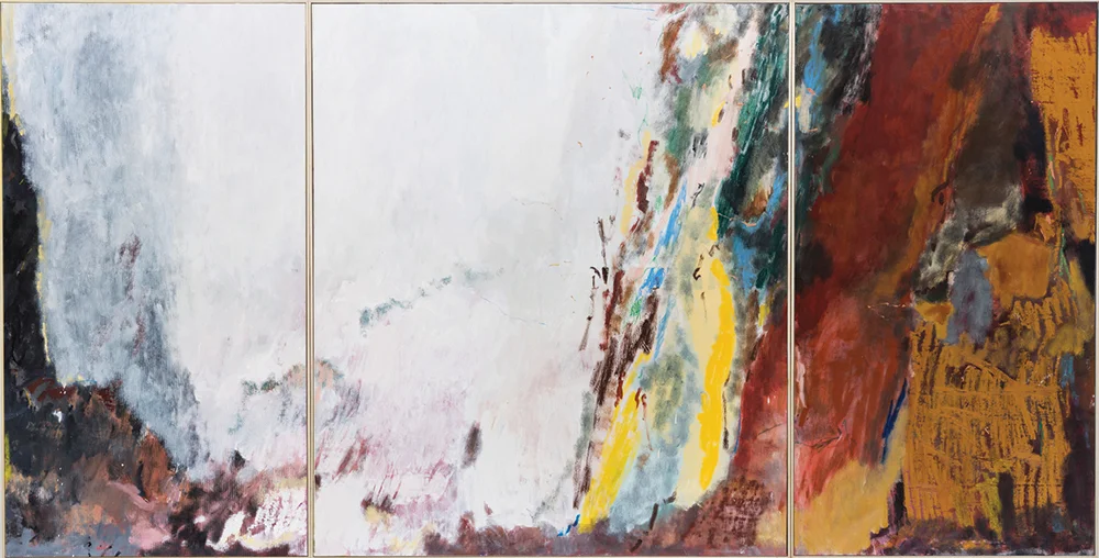   The Wallace Arts Trust Vermont Award Winner  Matt Arbuckle,  Mining For Bitcoins , 2017, Oil on canvas, 1720 x 3400mm 