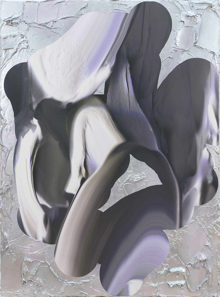   The Wallace Arts Trust Paramount Award Winner  Andre Hemer,  Big Node #10 , 2015, Acrylic and pigment on canvas, 1375 x 1025mm 