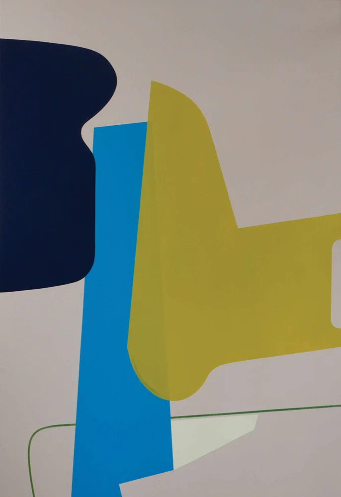   First Runner-up Award Winner  Matthew Browne,  Sophistes , 2016, Vinyl tempera and oil on canvas, 1750 x 1200mm 