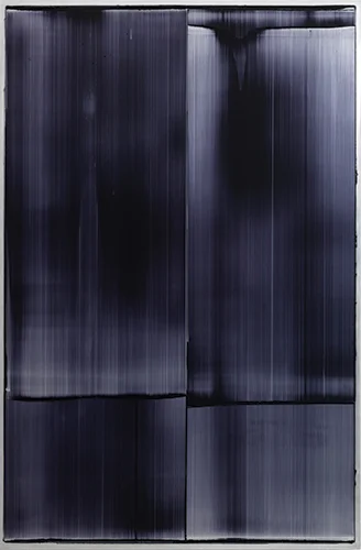   Second Runner-up Award Winner  Noel Ivanoff,  Slider – Black 1 , 2014, Oil on aluminium panel, 1220 x 800mm 