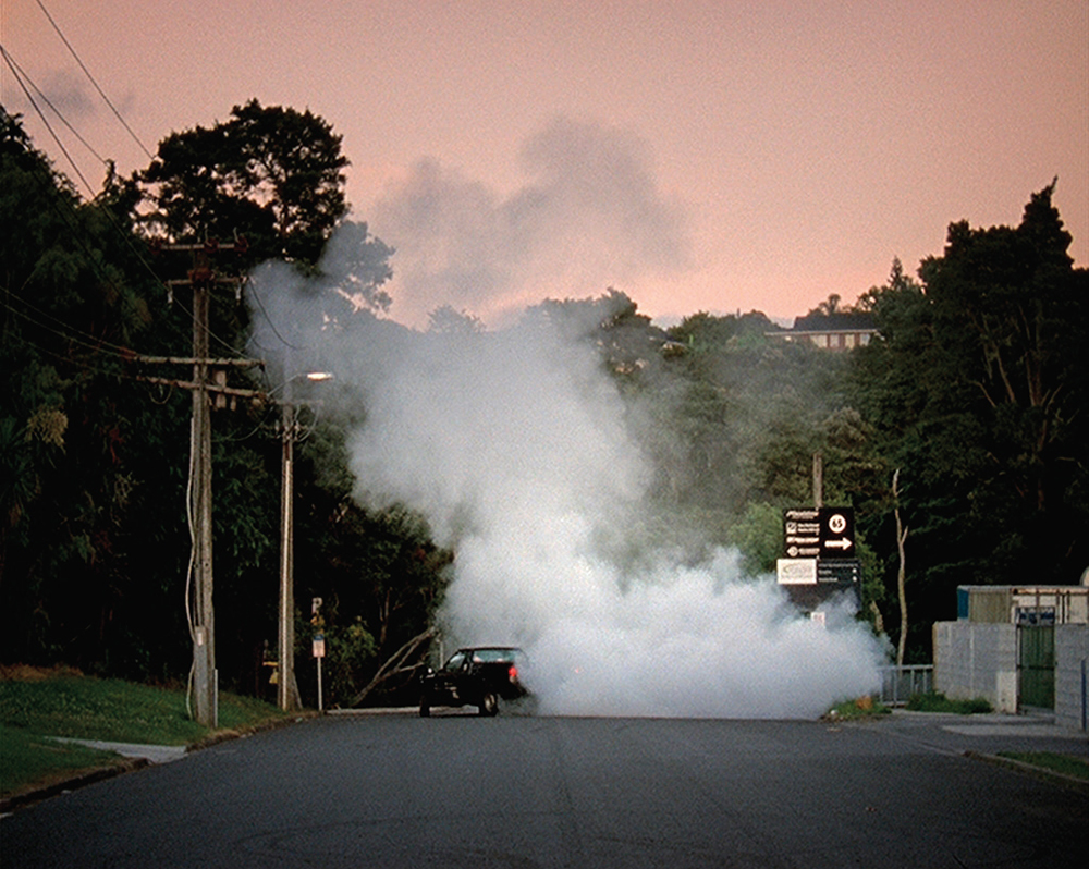   Fulbright-Wallace Trust Award Winner  Steve Carr,  Burn Out , 2009, 16mm film transferred to DVD, 4 mins 53secs 