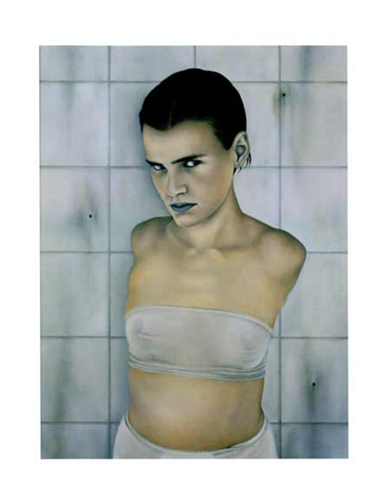   The Kaipara Foundation Wallace Arts Trust Award Winner  Heather Straka,  Repeat After Me… Amanda #2 , 2008, Oil on coated board, 980 x 770mm (framed) 