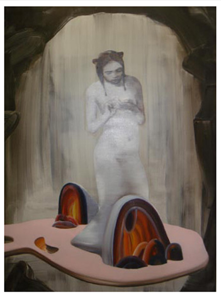   Runner-up Award Winner  Kirsten Roberts,  Untitled (Pink) , 2007, Oil paint, polyurethane, 1460 x 1140mm 