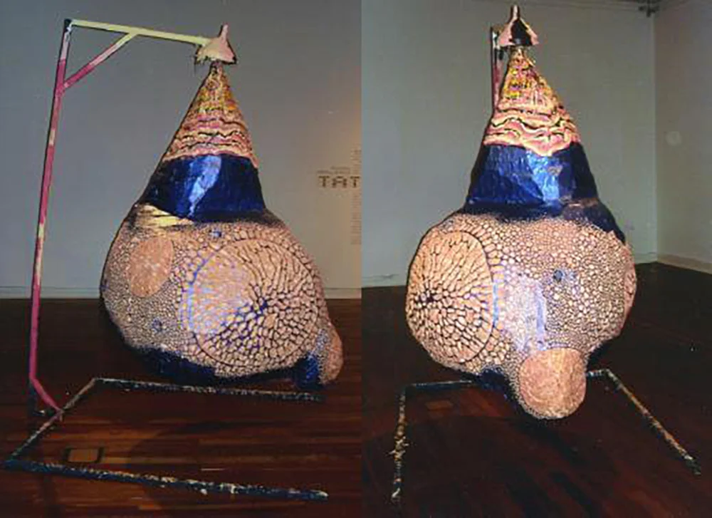   The Wallace Arts Trust Paramount Award Winner  Rohan Wealleans,  Tingler , 2006, Paint, fiberglass, and steel 