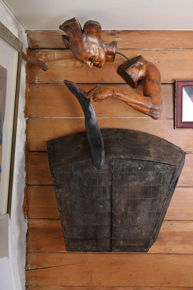   The Wallace Arts Trust Paramount Award Winner  Bing Dawe,  Figure with Eels  