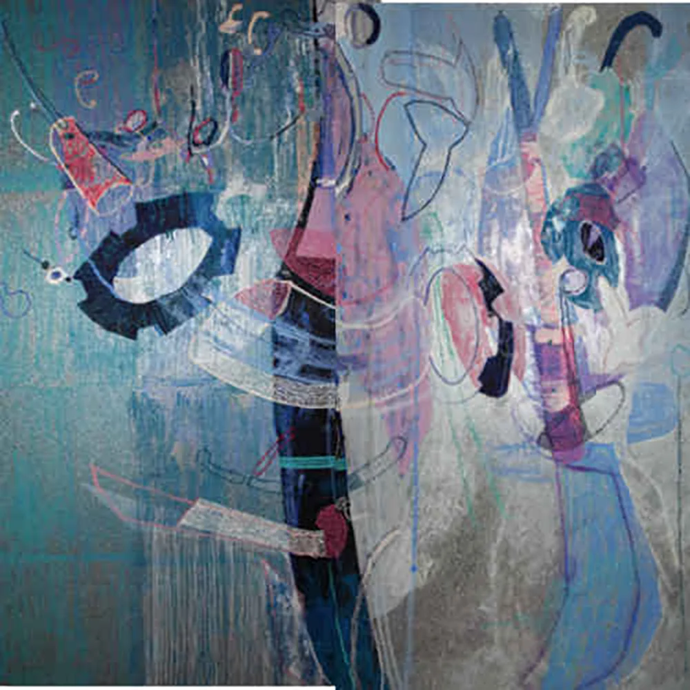   The Wallace Arts Trust Paramount Award Winner  Jeff Brown,  Untitled , 1993, Oil on metal, 2400 x 2400mm 