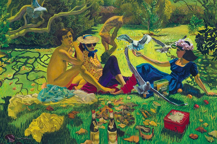 Image: Jacqueline Fahey,  Luncheon on the Grass , 1981-82, Collection William Dart, Auckland.