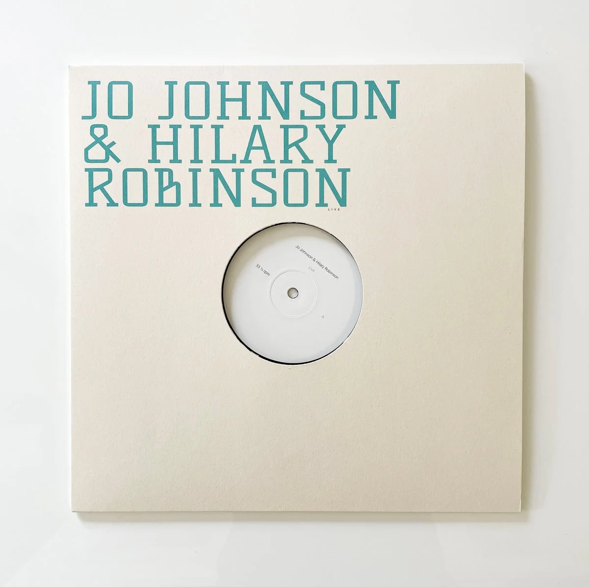 (9128-1) Jo Johnson & Hilary Robinson