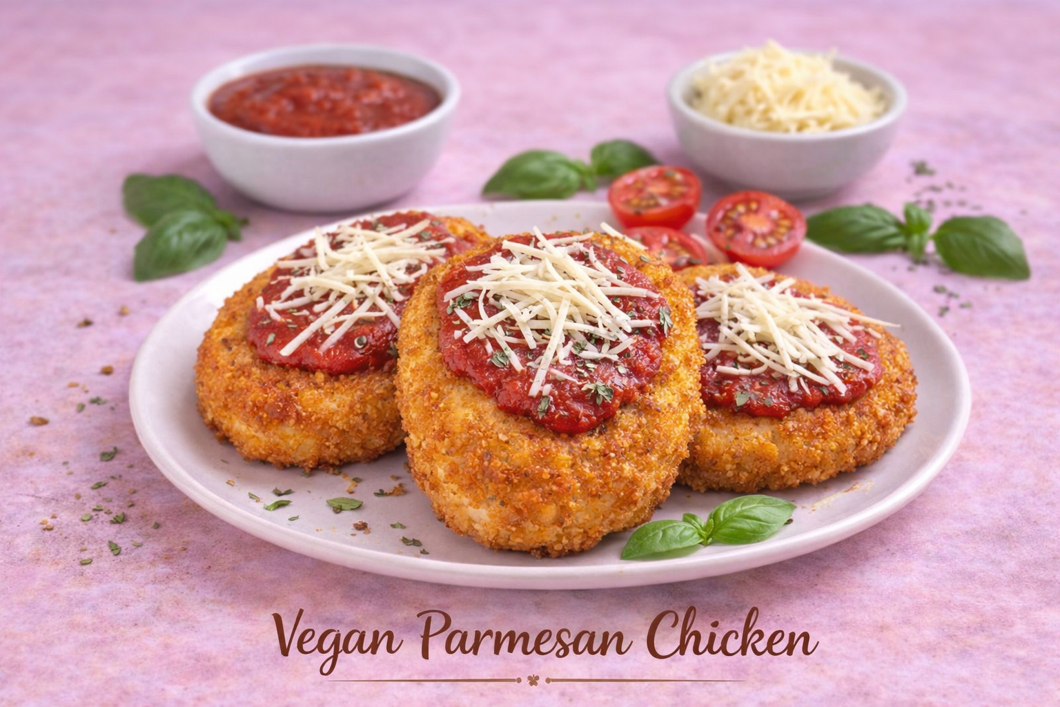 Vegan Parmesan “Chicken” – Quick &amp; Easy Comfort Food
