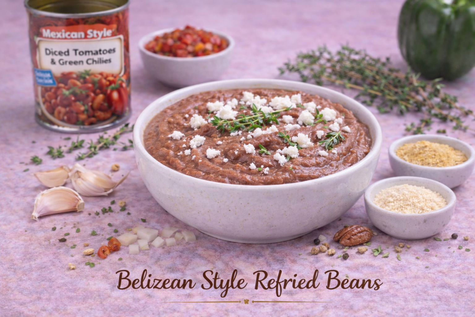 Belizean-Style Refried Beans | Made the Island Way 🇧🇿🌱